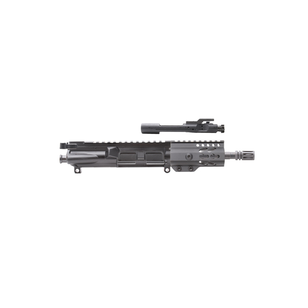 AR-15 7" Pistol Barrel with 4" Keymod Slim Free Float Handguard and BCG - Complete Upper